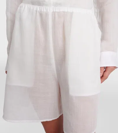 Totême Ramie Shorts In Multi