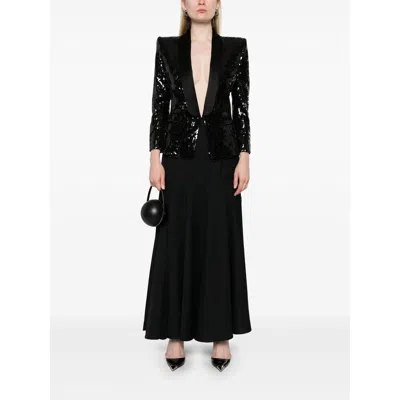 Balmain Sequinned Collared Blazer