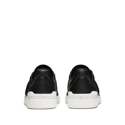 Valentino Black Upvillage Low Top Nappa Leather Sneakers