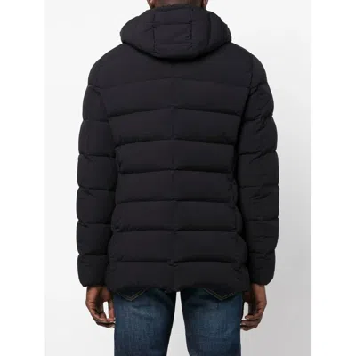 Moorer Double-breasted Hooded Quilted Down Jacket