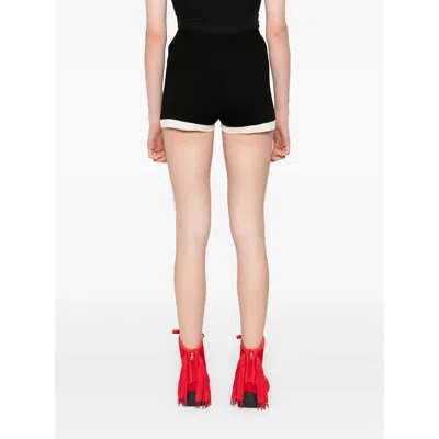 Amiri Cotton Shorts In Black