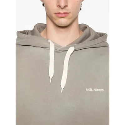 Axel Arigato Cotton Hoodie In Gray