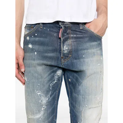 Dsquared2 Cool Guy Patchwork Distressed Jeans