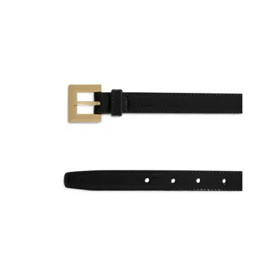 Anine Bing Nicola Belt - Black Patent Xs/s
