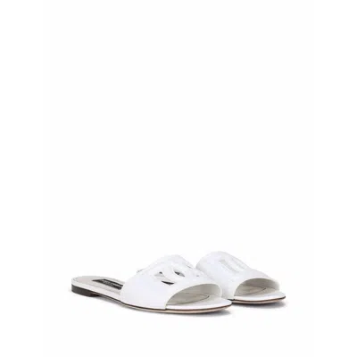 Dolce & Gabbana Leather Dg Millennials Slides