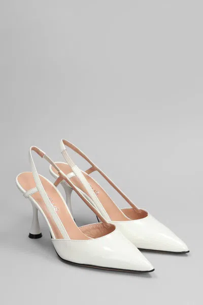 Marc Ellis 90mm Leather Slingback Pumps