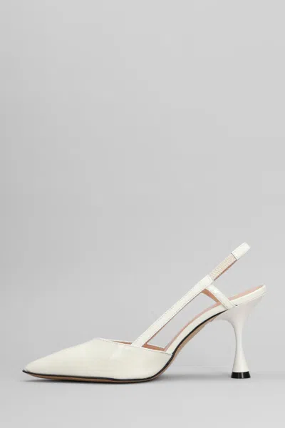Marc Ellis 90mm Leather Slingback Pumps