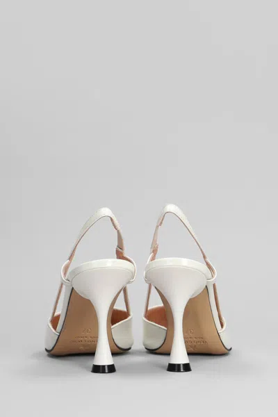 Marc Ellis 90mm Leather Slingback Pumps