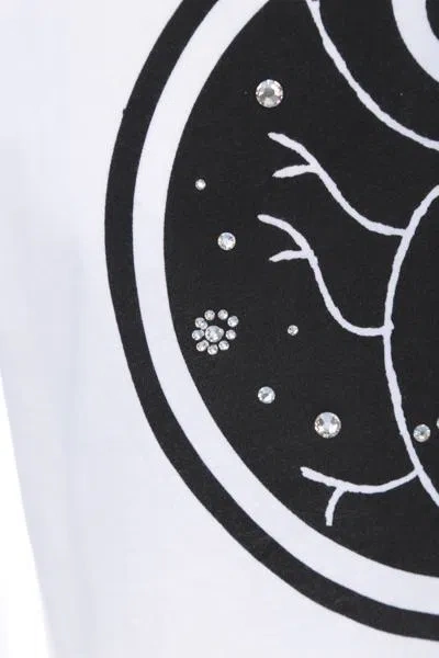 Swarovski Crystal-embellished T-shirt In White