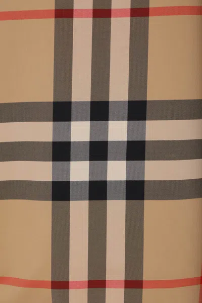Burberry Nivi Check Cotton Shirt In Multi