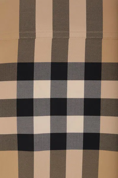 Burberry Nivi Check Cotton Shirt In Multi