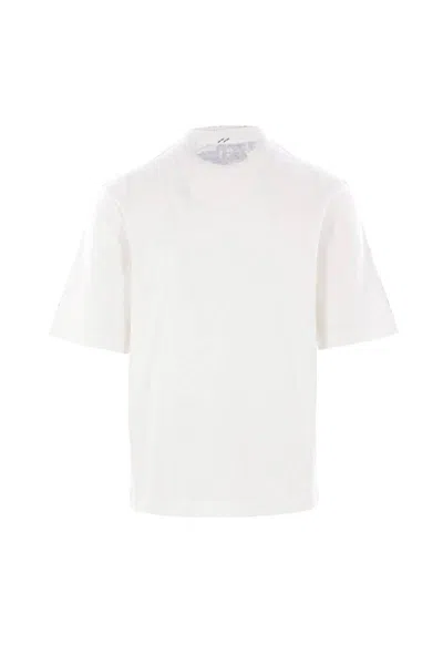 Burberry T-shirt With Ekd T-shirts White In White