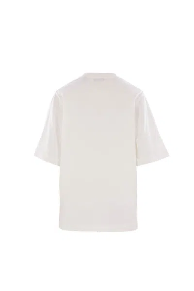Burberry Crew Neck Floral Motif Short Sleeves T-shirt