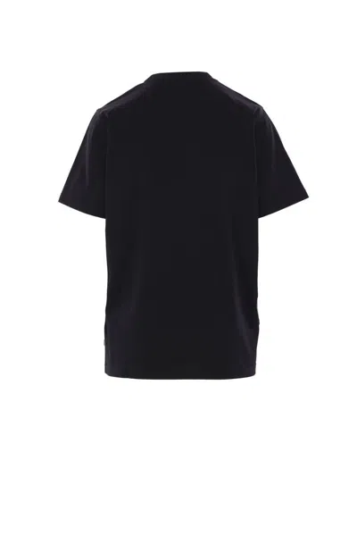 Burberry Black T-shirt With Bold Logo Design