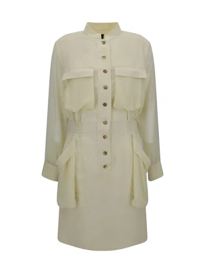Pinko Linen Chemisier Dress