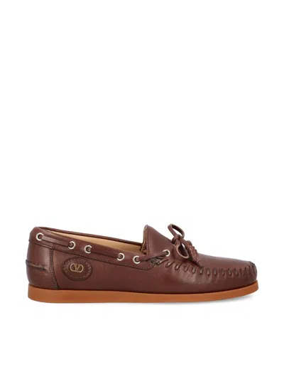 Valentino Garavani Palm Avenue Buffalo Boat Shoe