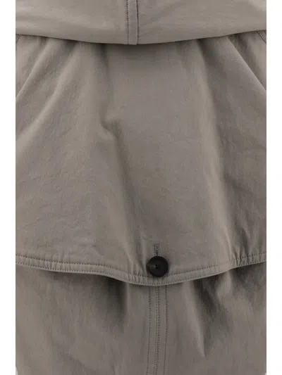 Balenciaga Women Reverse Hooded Trench Coat