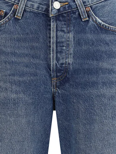 Agolde Luna Pieced Cotton Denim Jeans