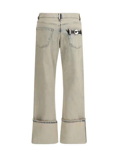 Coperni Boyfriend Jeans In Unique Greige Cotton Denim