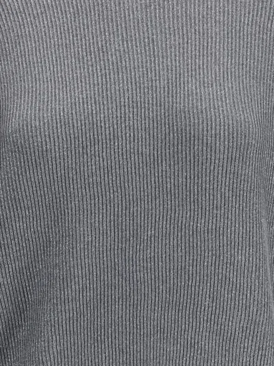 Brunello Cucinelli Sparkling Sweaters And Cardigans Gray