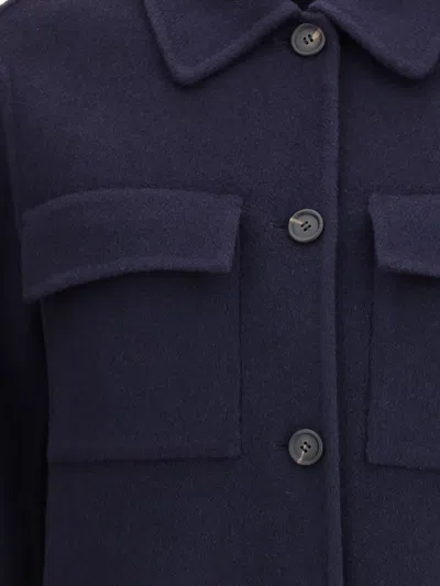 Brunello Cucinelli Refined Wool Jacket For Sophisticated Look In Blue