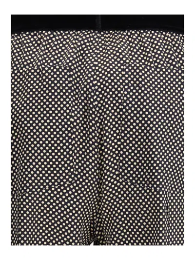 Tom Ford Printed Polka Dot Stretch Satin Pj Pants Trousers Multicolor