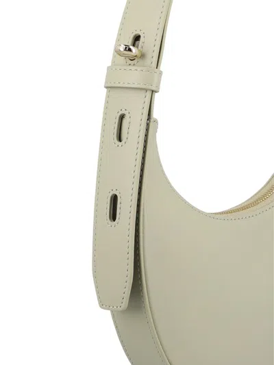 Furla Delizia Mini Bag In Sage Leather In Green