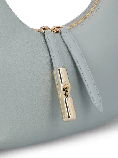 Furla Goccia Shoulder Bag In Blue