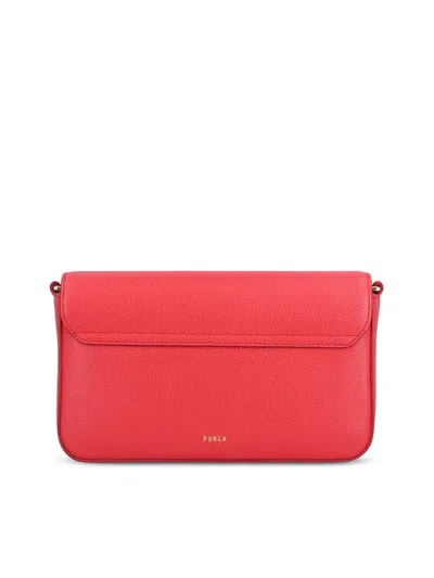 Furla Iride S Crossbody In Red