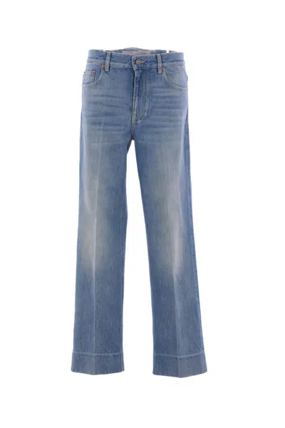 Valentino Chez Logo Patch Straight-leg Jeans