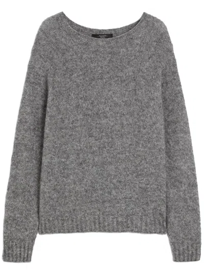 Weekend Max Mara Raglan-sleeve Ribbed-hem Jumper