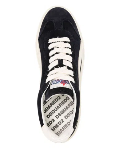 Dsquared2 Navy Blue Logo Sneakers