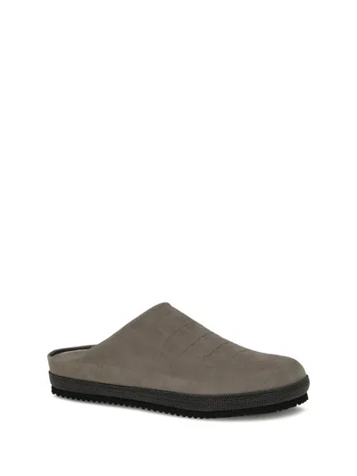 Brunello Cucinelli Leather Mules In Nude