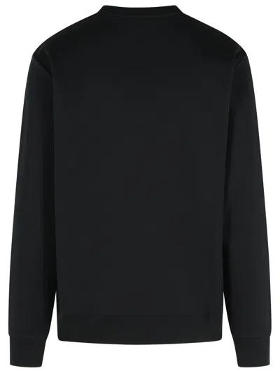 Balmain Black Cotton Sweatshirt Men
