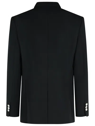 Balmain Black Virgin Wool Blazer