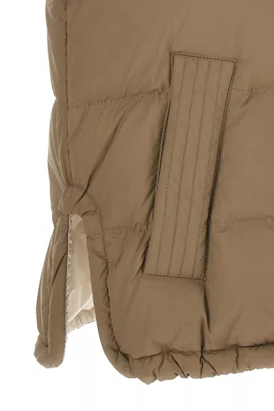 Brunello Cucinelli Goose Feather Padded Vest With Hood