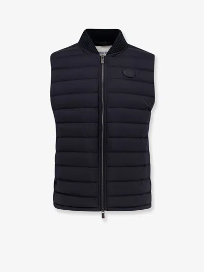 Burberry Jacket Sleeveless Padded Ribbed Collar