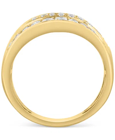 Effy Collection Effy Diamond Multirow Wide Statement Ring (1-1/20 Ct. T.w.) In 14k Gold