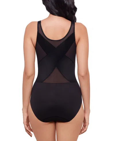 Miraclesuit Back Wrap Posture Support Extra Firm Camisole 2433 In Black
