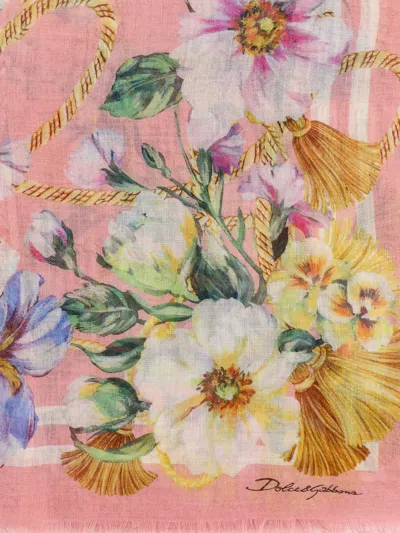 Dolce & Gabbana Women Cashmere And Silk Foulard