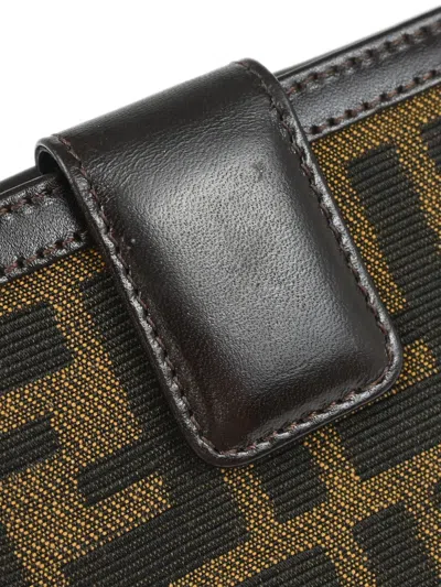 Pre-owned Fendi Zucca 钱包（1990-2000年典藏款）