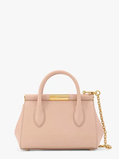 Dolce & Gabbana Women Marlene Leather Handbag With Logo Print