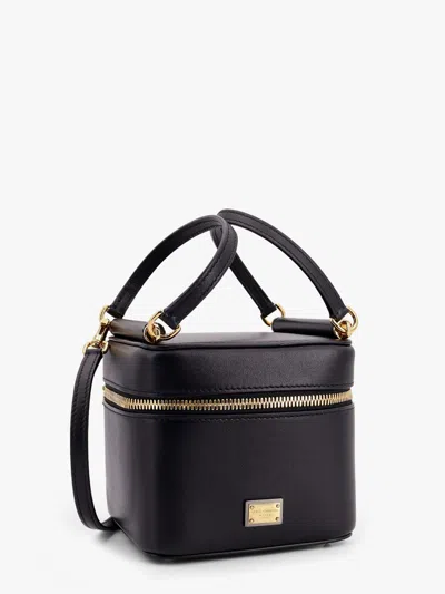 Dolce & Gabbana Women Sicily Leather Handbag With Iconic Logo Plate
