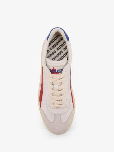 Dsquared2 Rider Leather Sneakers In Multi