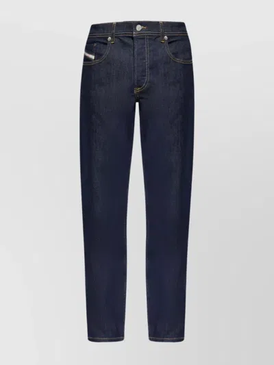 Diesel 2023 Denim Trousers With Belt Loops In Blue