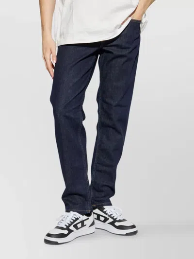 Diesel 2023 Denim Trousers With Belt Loops In Blue