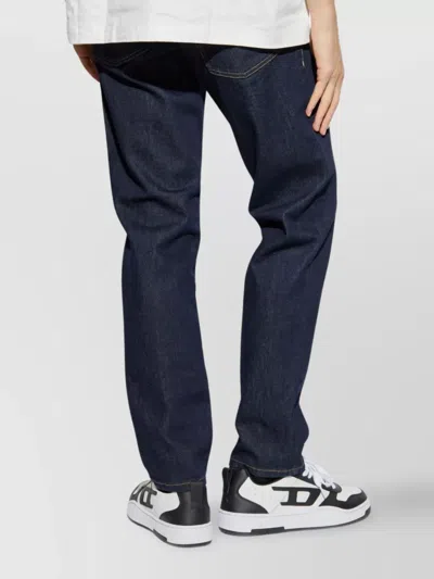 Diesel 2023 Denim Trousers With Belt Loops In Blue