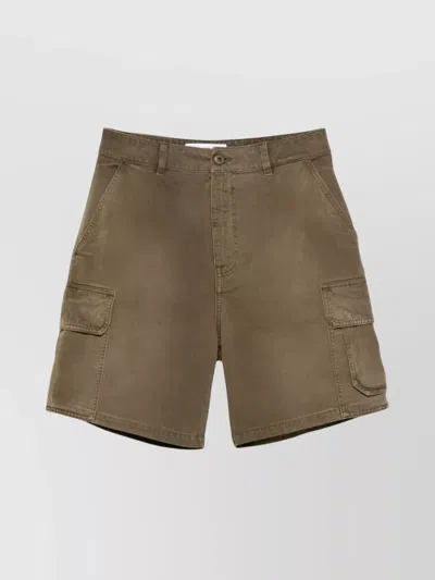 Loewe Men Cotton Cargo Shorts