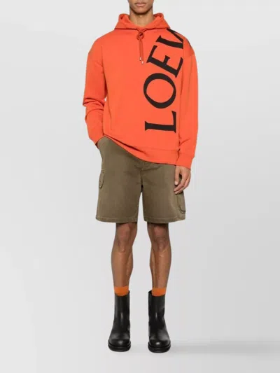 Loewe Men Cotton Cargo Shorts