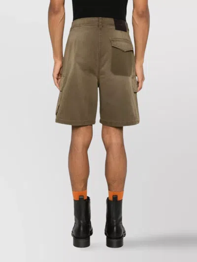 Loewe Men Cotton Cargo Shorts